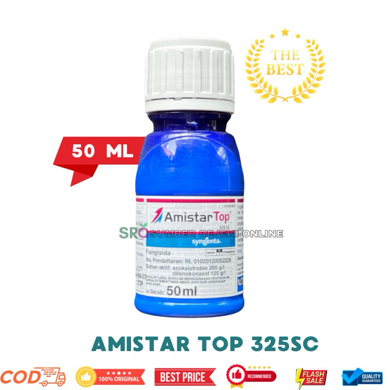 FUNGISIDA - AMISTARTOP 50ml - SYNGENTA ORIGINAL