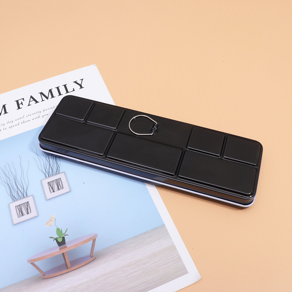 

Empty Iron Boxes Watercolor Subpackage Case Solid Pigment Storage Paint Case with Paint Grids