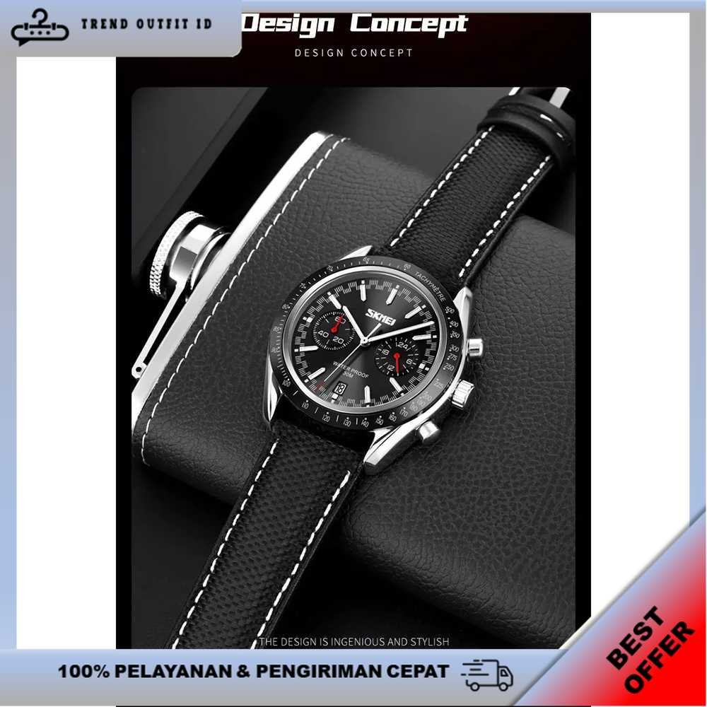 SKMEI Jam Tangan Analog Tachymeter Waterproof - 9292