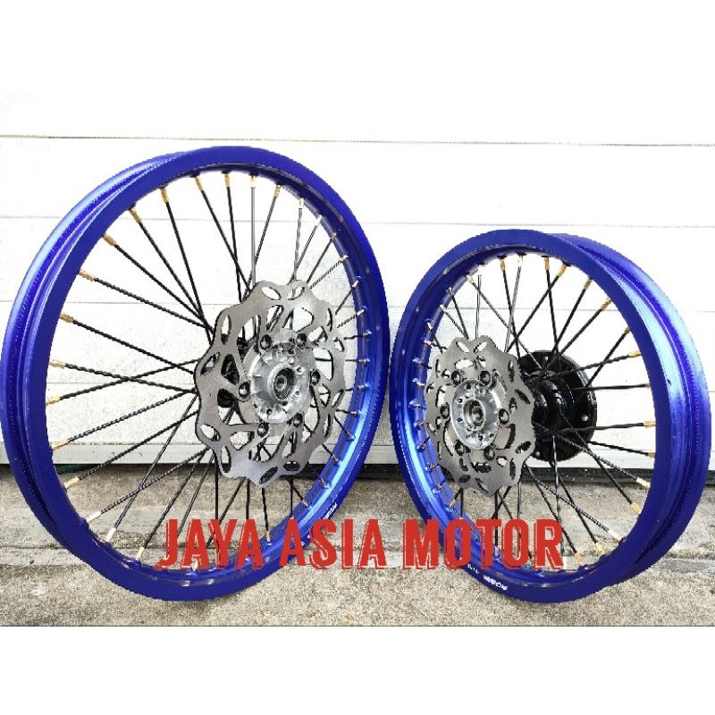 SEPAKET VELG MOTOR KLX150 D TRACKER CRF 150 RING 16 19 •18-21 plus rakitkan