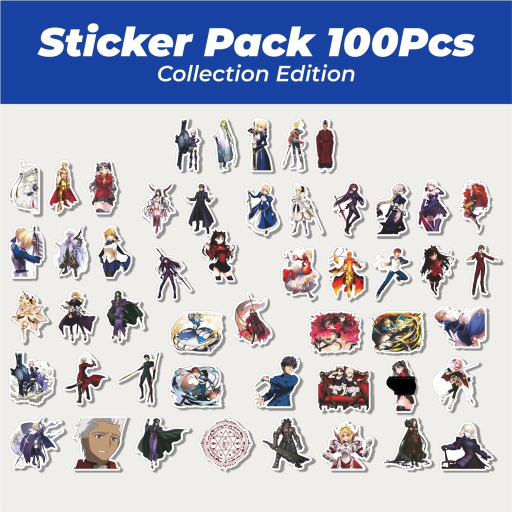 

Hot Stiker Anime Series Fate Zero Character Mix 1 Lucu Anti Air Stikers Berperekat Waterproof Sticker Decal Buat Motor Helm Buku Journal Koper Casing HP Laptop Botol Minum