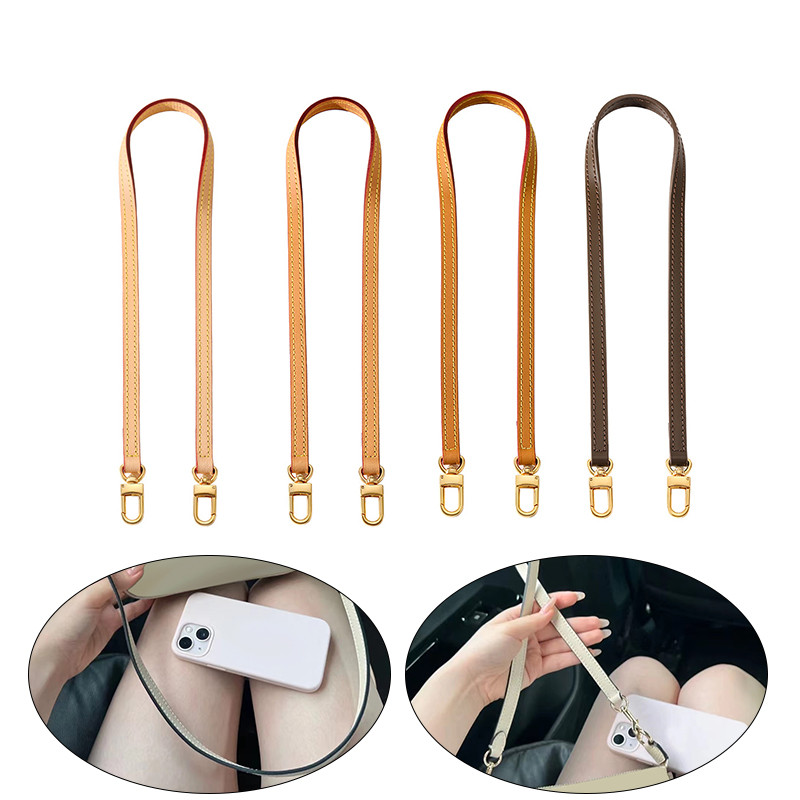 1.0*60CM Genuine Leather Bag Strap For LV Mahjong Bag Underarm Modification Shoulder Strap Replaceme