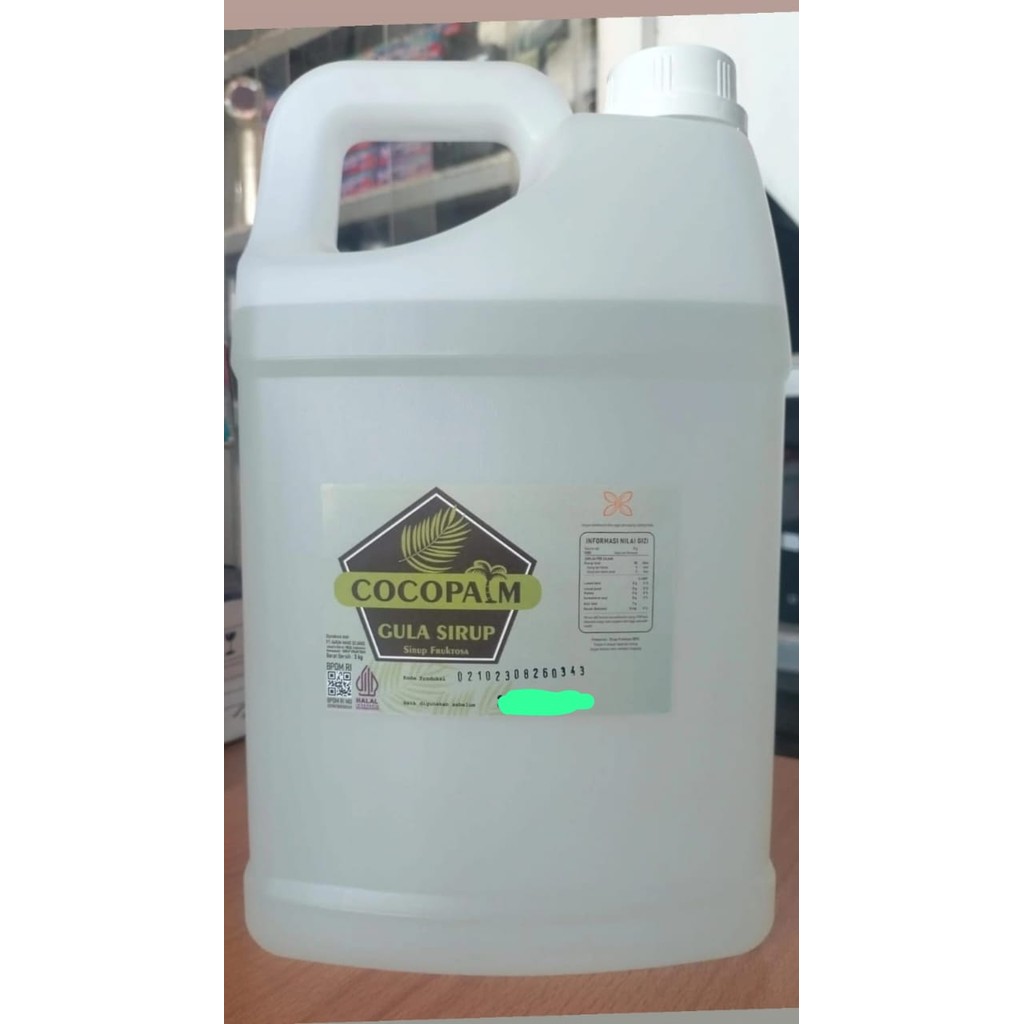 

Cocopalm Asli Gula Cair Sirup Syrup Fruktose Fruktosa Manis Halal Murah 5liter 5L