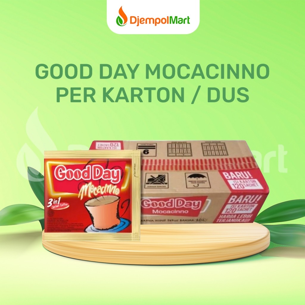 

Kopi Good Day Mocacinno - Coffee Moccacino Perkarton / Dus
