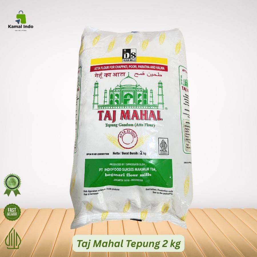 

Kamal Indo - Taj Mahal Tepung gandum (Atta Flour) 2Kg From Kamal Indo