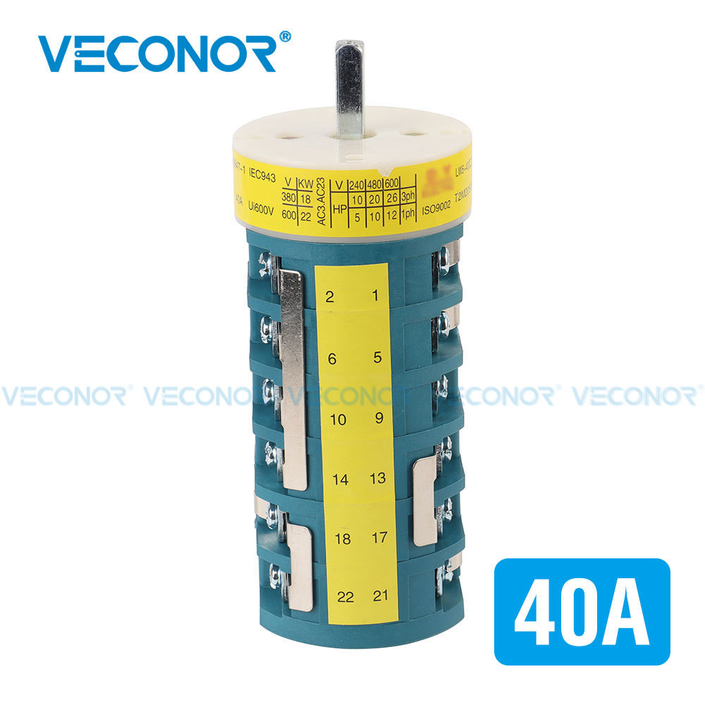 40A 380V Tyre Changer Two-Speed Motor Forward Reverse Switch Tire Repair Replaced Fitting Parts for 