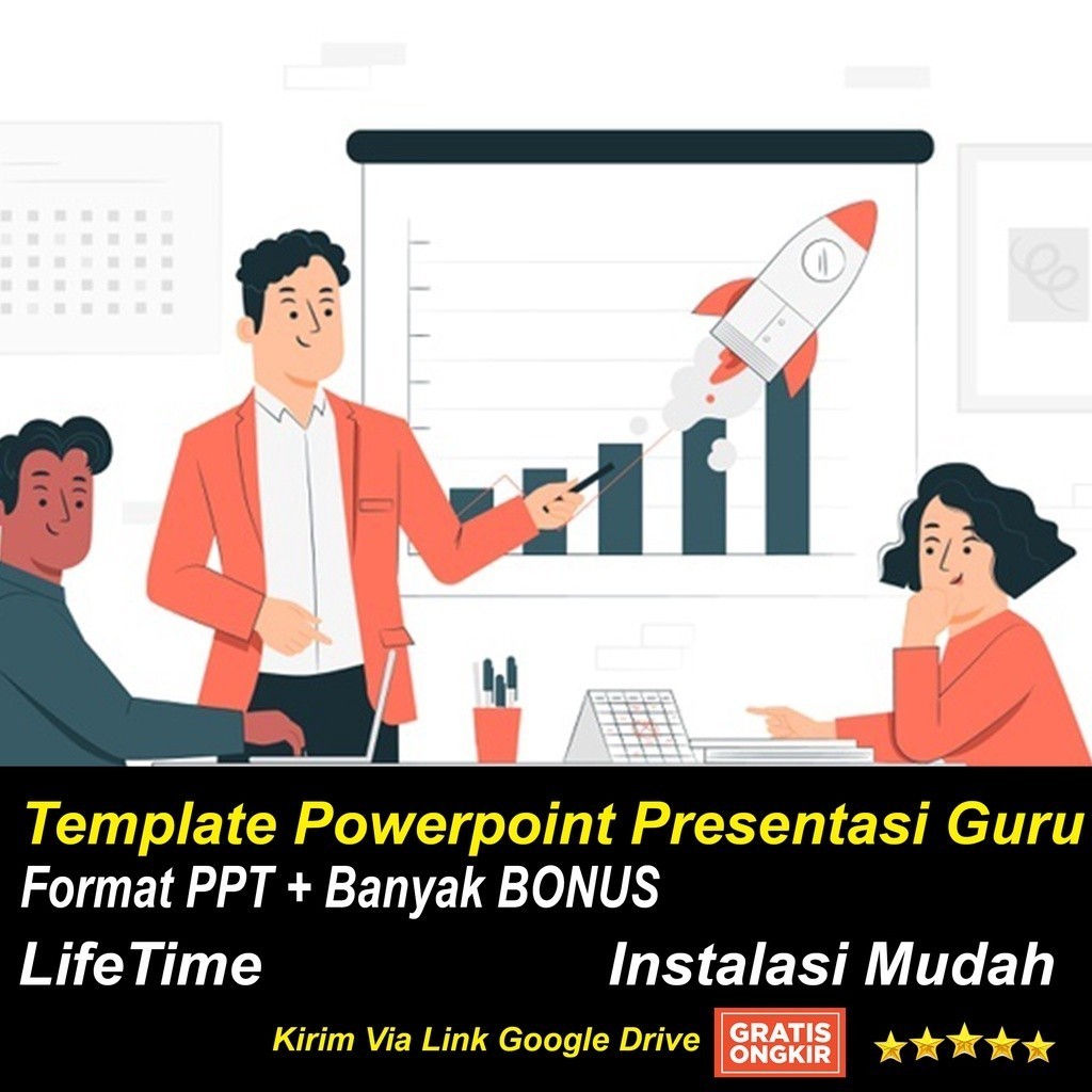 Template Powerpoint Presentasi Guru PPT + Bonus