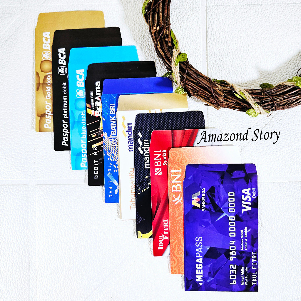 

PROMO 10 Pcs Amplop Lebaran Idul Fitri Motif ATM - Angpao Kekinian Ukuran Sedang