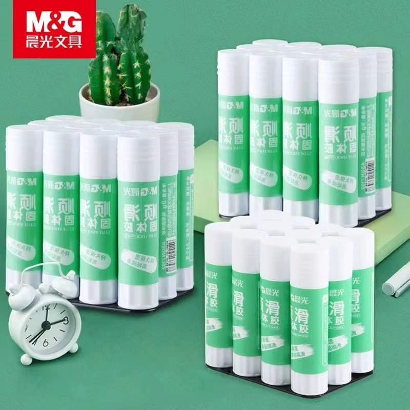 

M&G Stationery Solid Glue Sticks 9g/15g/21g/36g PVA Material Long Lasting Smooth Art Student Office Supplies Handmade Models
