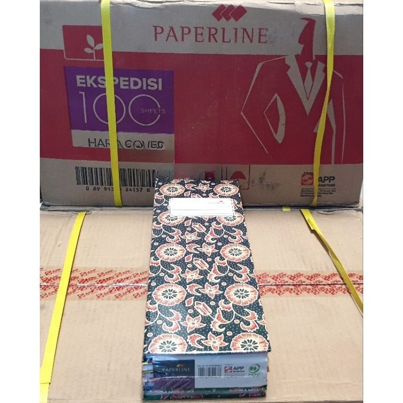 

( 5 Buku ) Buku Hard Cover Expedisi / Ekpedisi Paperline PPL 100 Lembar ( 31 x 10.5 cm ) hardcover