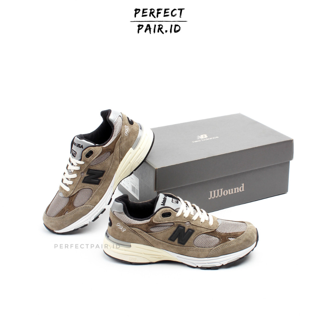 New Balance 993 Jjjjound Mushrom White 100% Original BNIB