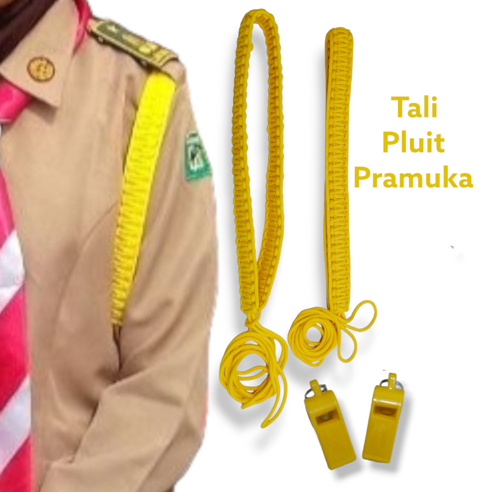 Tali Kur Pluit Pramuka SD SMP SMA Siaga Penggalang Penegak Koor Pluit Besar Kecil Tanggung Pramuka