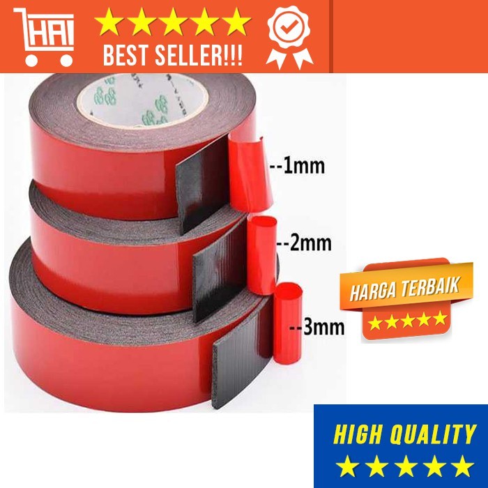 

DOUBLE TAPE ANTI AIR SERBAGUNA TEMPEL DINDING KAYU BESI PLASTIK ALUMUNIUM DOBEL TIP DOBELTIP PEREKAT DOUBLETAPE MERAH LENGKET