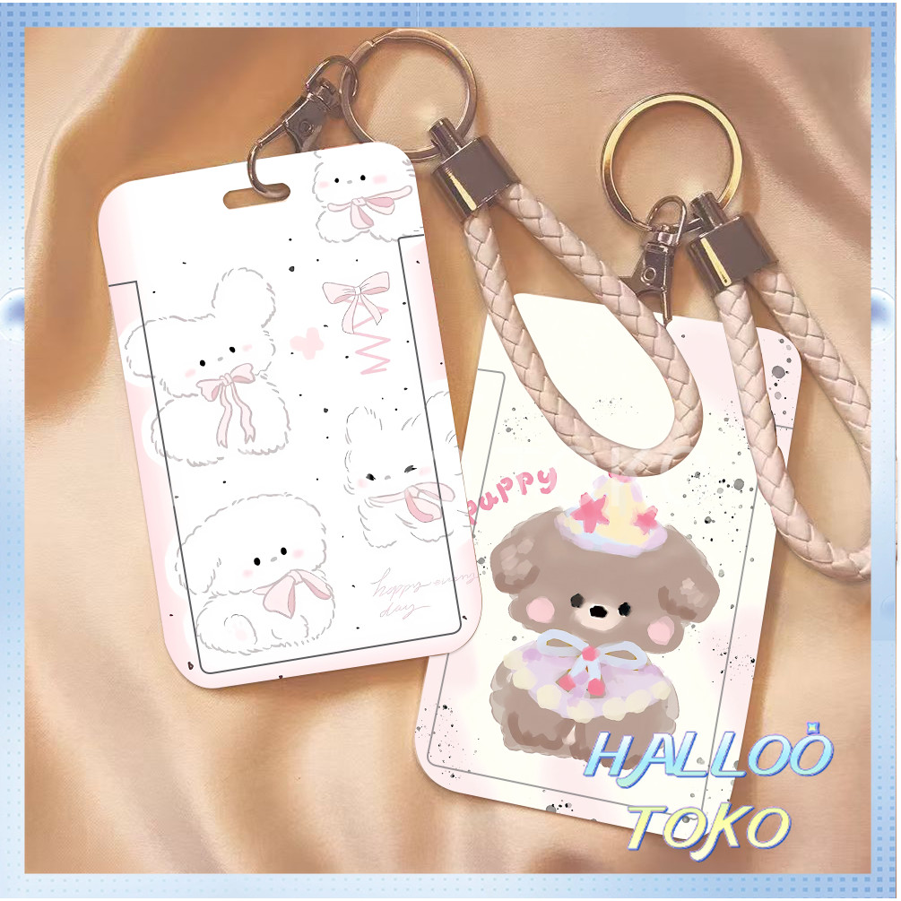 

ID CARD HOLDER MOTIF KAWAII TEMPAT KARTU PHOTOCARD PHOTO CARD Pelindung + Anjing Kecil Berbintik Hari Ulang Tahun