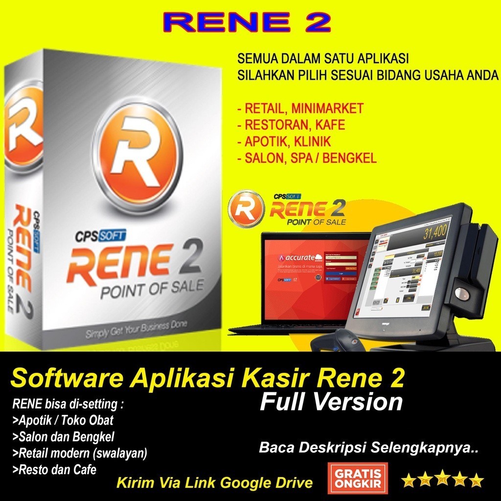 Software Aplikasi Kasir Rene 2 Full Version BGW BGC