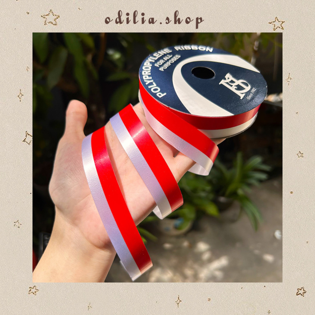 

Pita Kado Roll Bendera Merah Putih Kemerdekaan 17 Agustus HUT RI Aksesoris Hadiah Bjb Banjar Banjarbaru Odilia.Shop