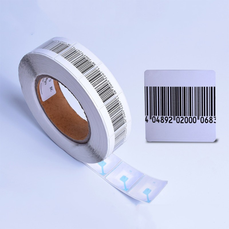 

1000Pcs/roll Supermarket Anti-Theft Magnetic Strip Strong Adhesive RF 8.2Mhz Anti-Theft Soft Label 40*40mm Anti-Theft Sticker