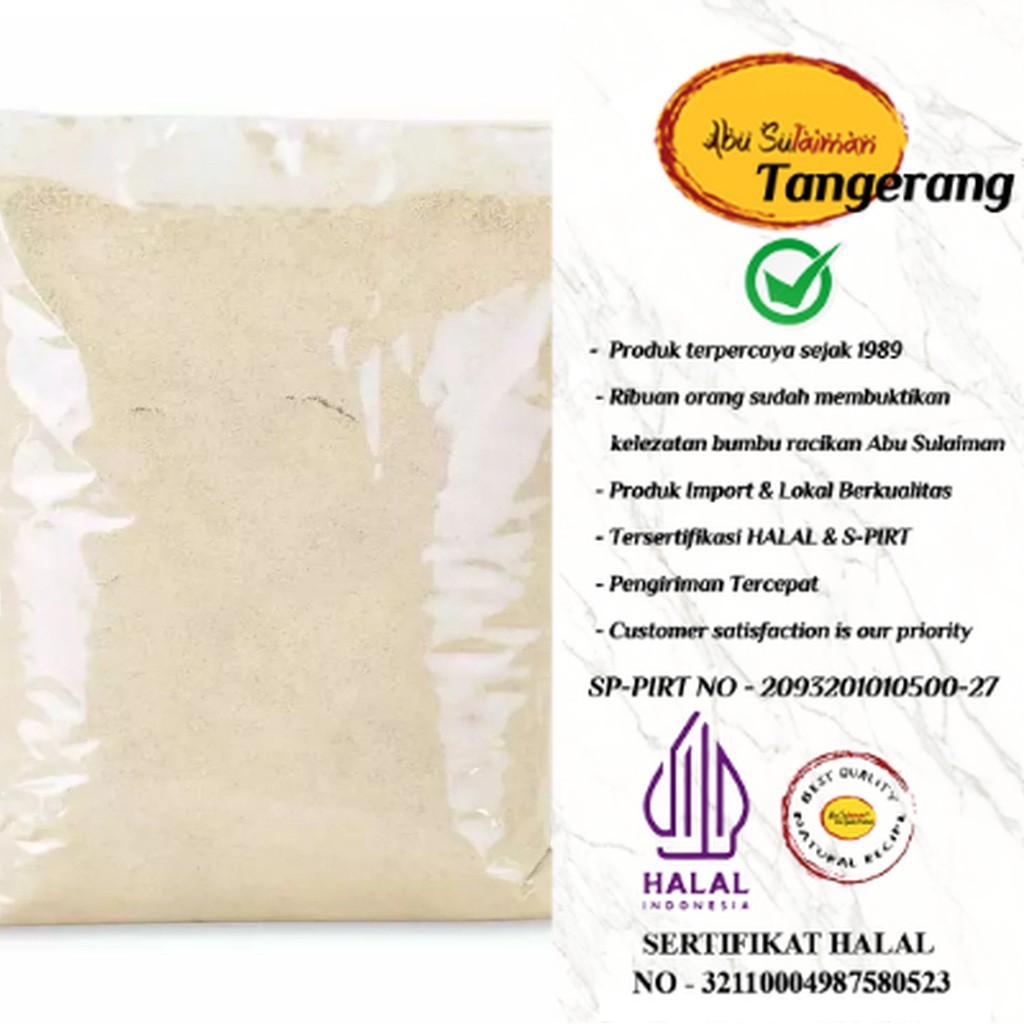 

LADA PUTIH BUBUK PREMIUM 100 GR / MERICA BUBUK MURNI 100 GR / PURE WHITE PEPPER POWDER 100 GR ABU SULAIMAN STORE TANGERANG