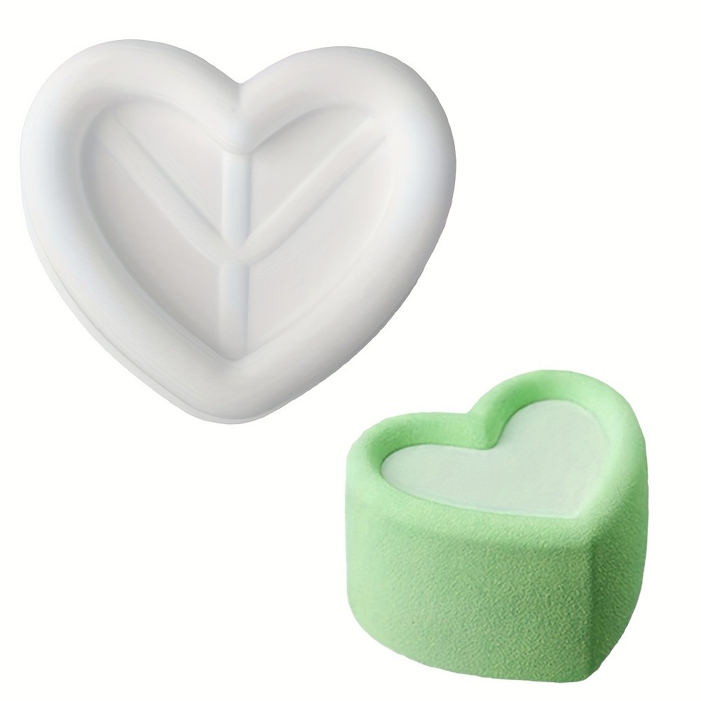 

Heart Mousse Cake Mold Silicone Candy Chocolate Cake Cookie Cupcake Mold Soap Mould DIY Rectangle Square Chocolate mold