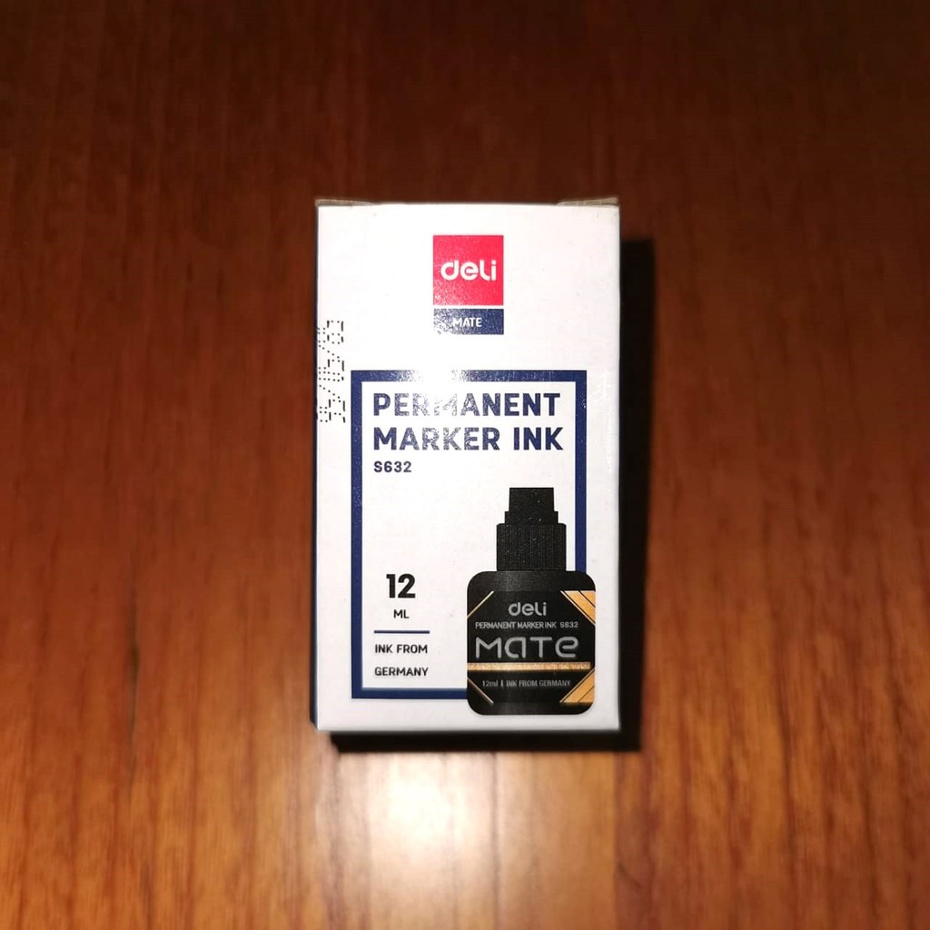 

Tinta Spidol Permanen Hitam Deli ES632