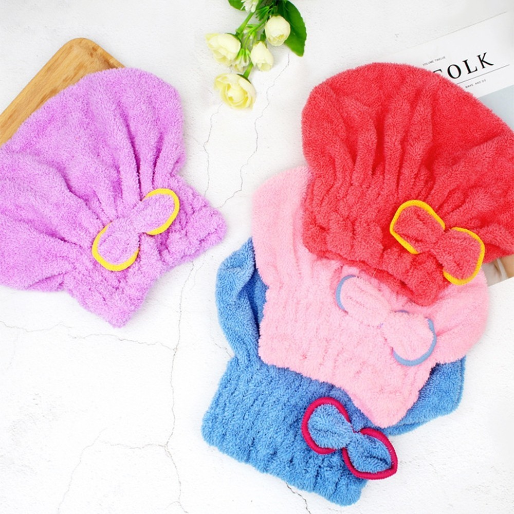 Sky - HANDUK KEPALA H763 SHOWER CAP DRY HAIR HANDUK KERAMAS CEPAT KERING HANDUK PENGERING RAMBUT PRA