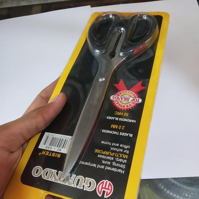 

Gunting Kertas Gunting Kain Gunindo Besar Hitam KC 888 Depok Jakarta