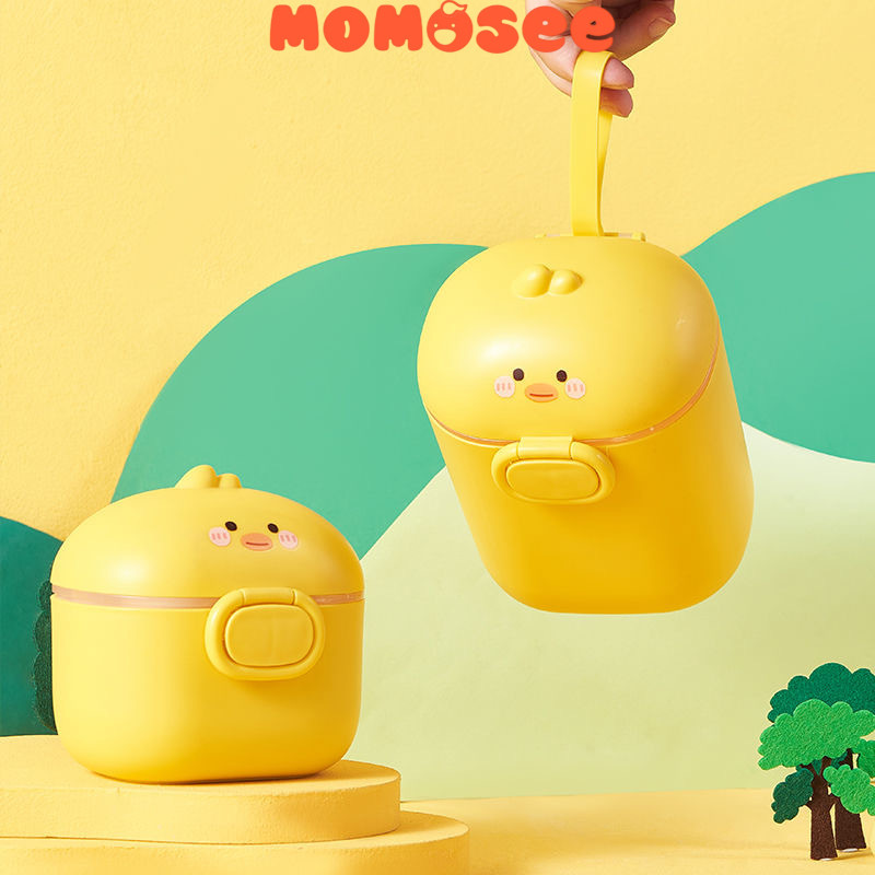 Momosee Tempat Susu Bubuk Kotak Susu Bubuk Susu Bubuk Bayi Wadah Susu Bubuk Kotak Susu BPA Free CJ14