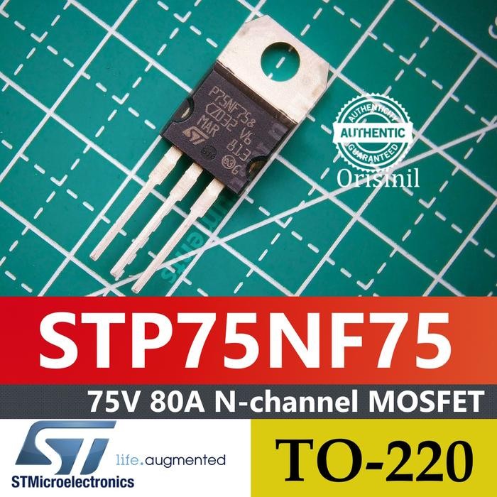 STP75NF75 N-channel 75V MOSFET P75NF75 75NF75 TO220