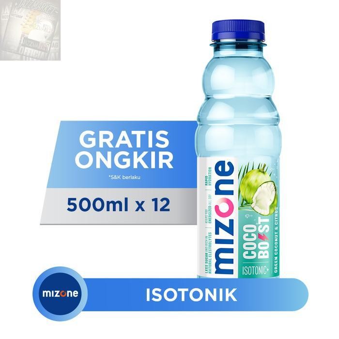 

Mizone Minuman Isotonik Bernutrisi Coco Boost 500ml x 12 botol (1 box)