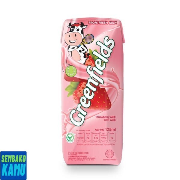 

greenfields Uht Strawberry 125 ml - Susu