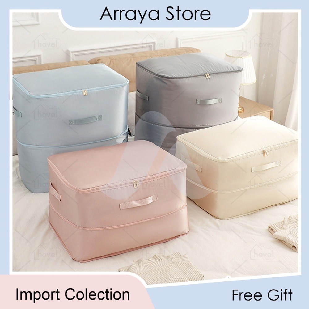 Tas Pakaian Besar Travel Bag Baju Mudik Jumbo Hospital Bag Melahirkan Penyimpanan Bed Cover 【Arraya 