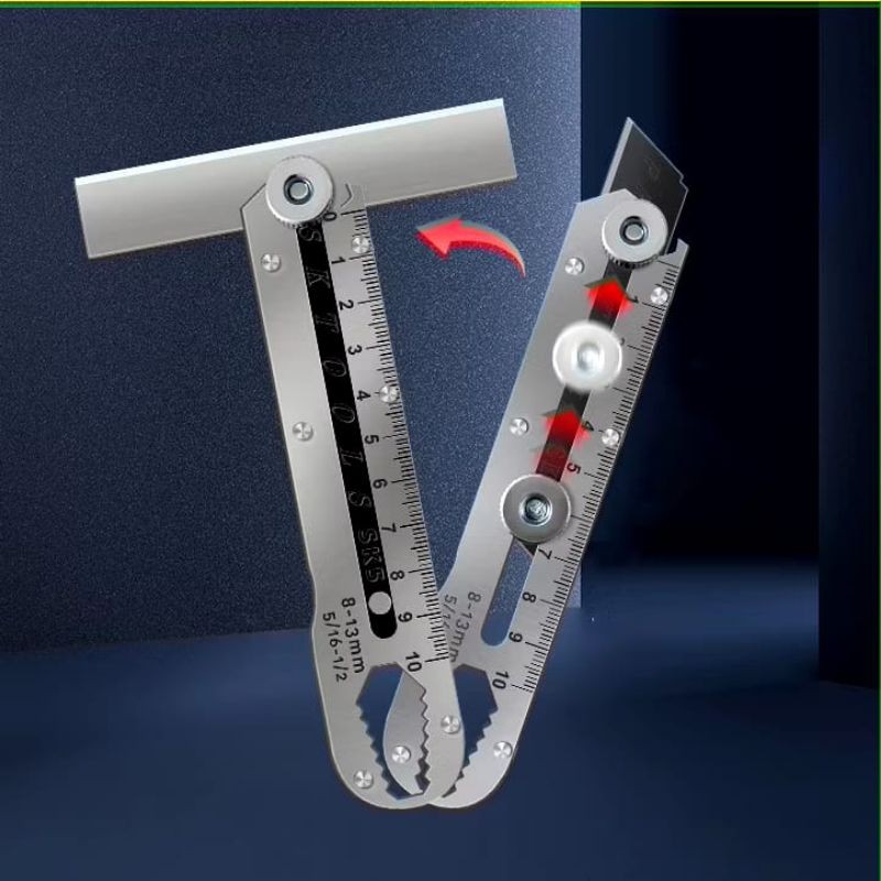 

JJ Cutter Besi Stainless Steel 9in1 Pisau Cutter 15mm Pemotong Serbaguna Anti Karat