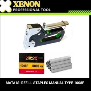 

XENON mata Refill isi Staples manual type 1008F (5000pcs/kotak)
