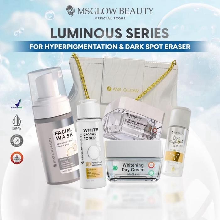 MS Glow - New Luminous Series - Free DTE Mini - Toner Caviar
