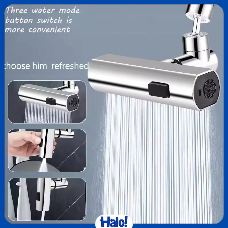 Keran Air Extender Faucet Water Outlet Universal 360 Degree - O2