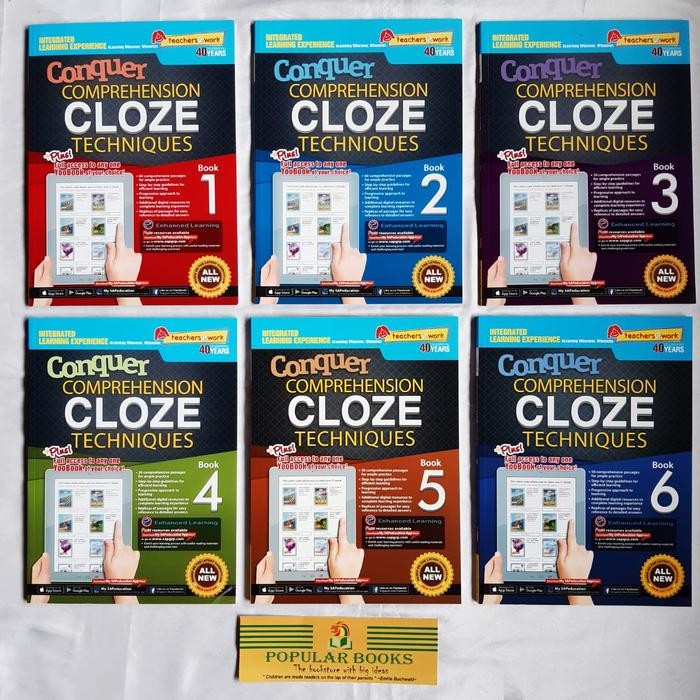 

Conquer Comprehension Cloze Techniques - Book 1