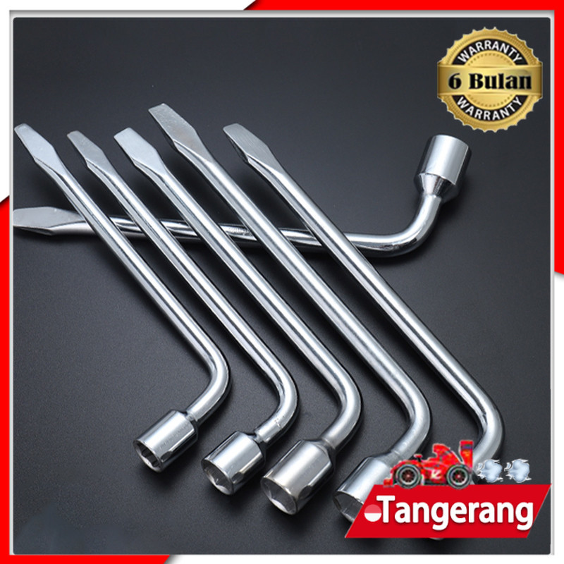 21mm Kunci Sok Roda Mobil / Kunci L Roda Tarik / Car Tire Wrench