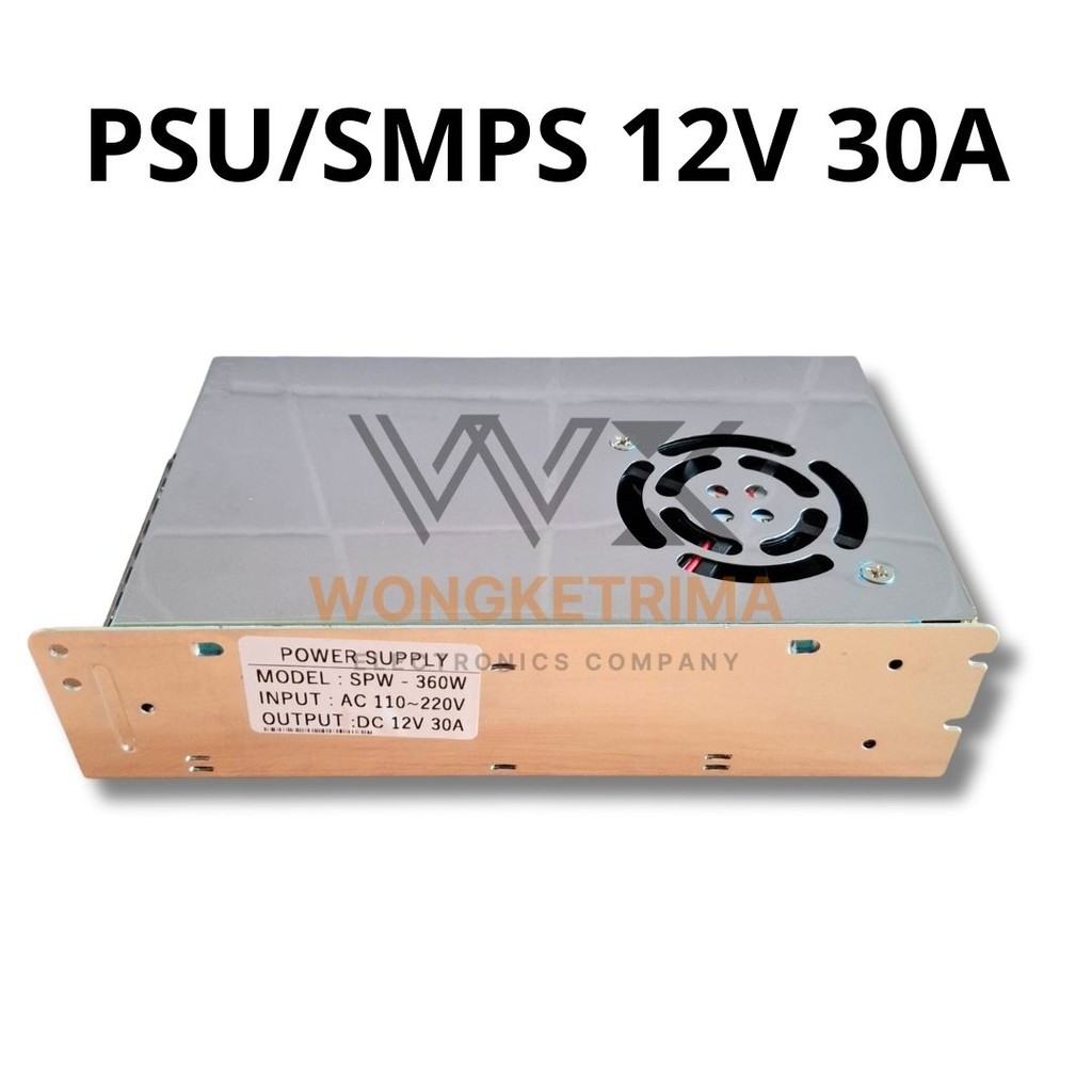 SMPS 12V 30A – Power Supply Jaring 12 Volt 30 Amper