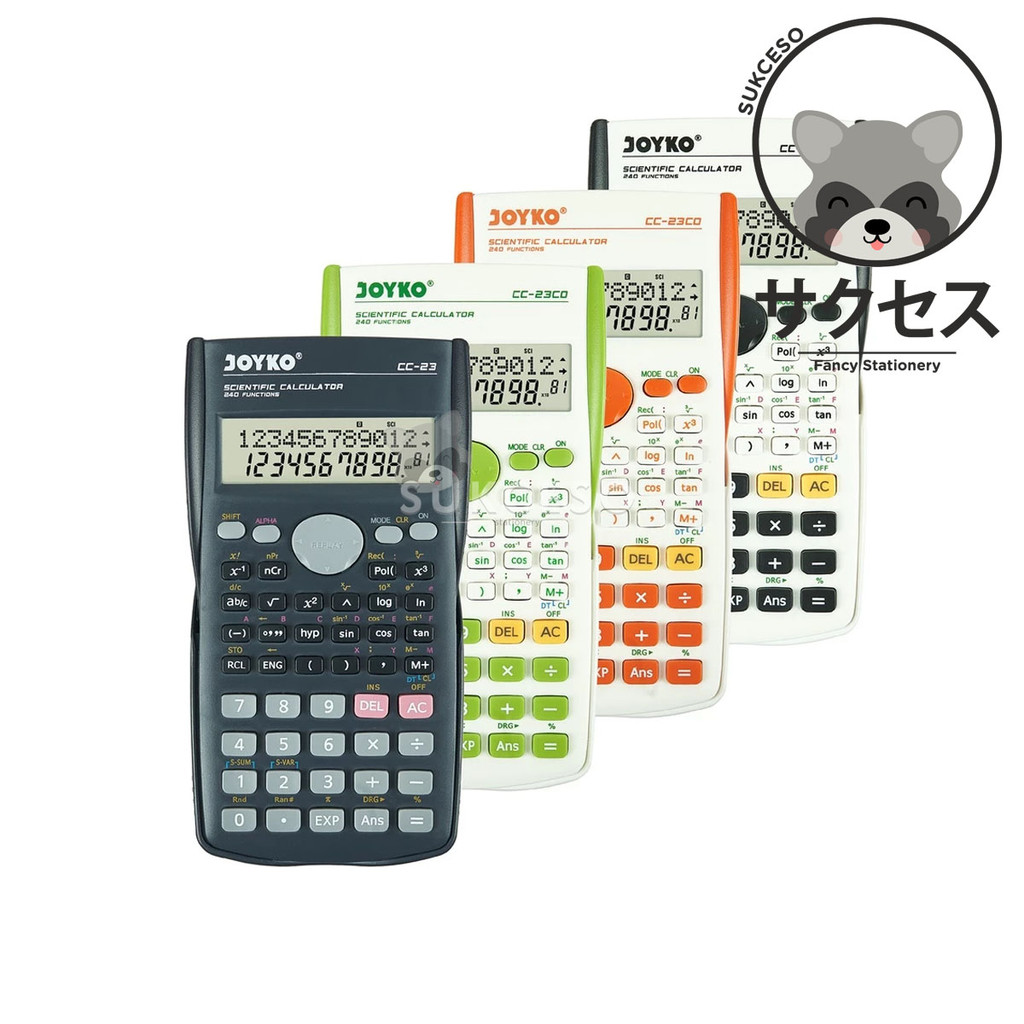 

Joyko Calculator Kalkulator CC-23CO Scientific 240 Functions