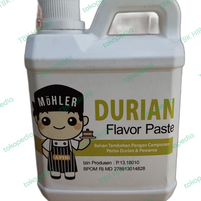 

PROMO! Pasta Flavour Durian Mohler 1kg