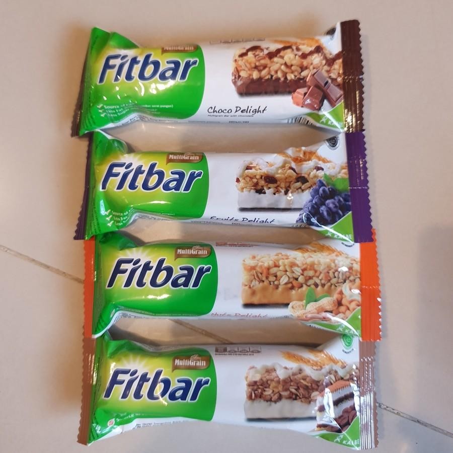 

Fitbar Multigrain Snack Diet 22gr Rasa Choco / Fruits / Tiramisu / Cheese Delight