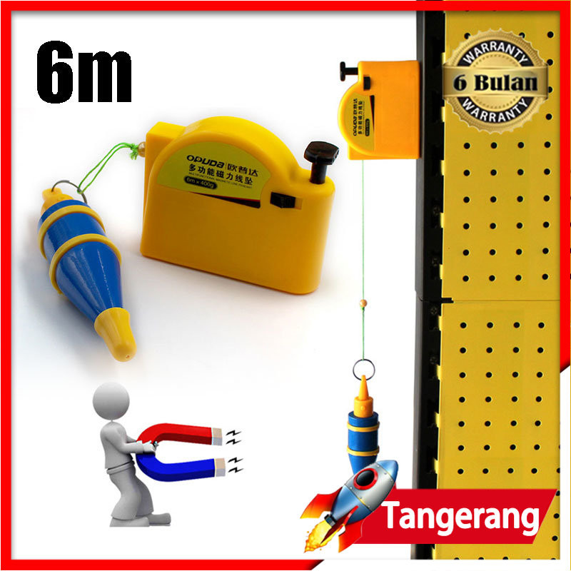

6M Alat Plumbing / Lot Benang Magnet / Magnetic Wire Drop