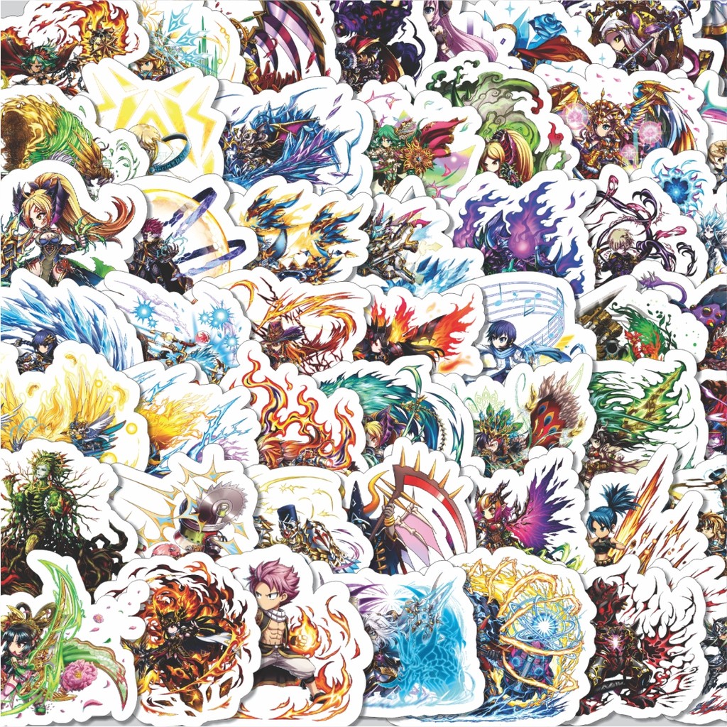 

Stiker Cutting Pack Stiker Game Series Brave Frontier Karakter Mix 1 Isi 100Pcs Series Aesthetic Lucu Keren Untuk Koper Bahan Vynil