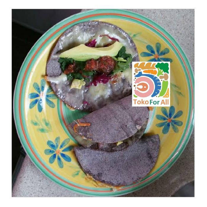 

TACO - Blue Corn Flour Tortilla 13 cm FROZEN TANPA PENGAWET - Hijau, 13cm