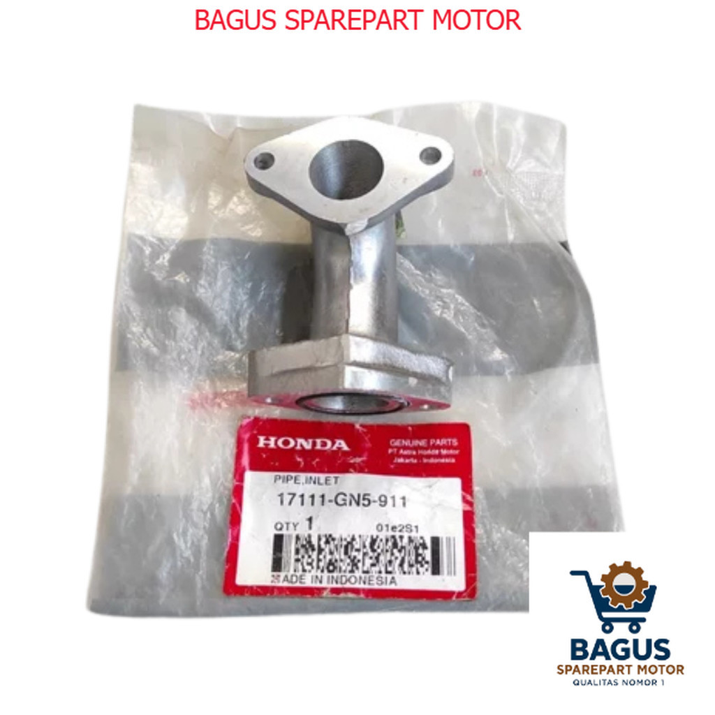 Manipul Pipa Inlet GN5 Honda Grand Motor Supra Manipol 17111-GN5-911 motor part