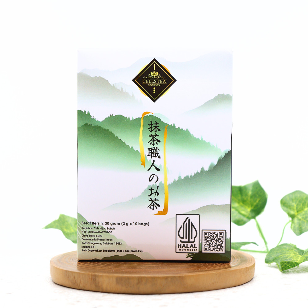 

Pure Matcha Tea Japanese Premium Matcha Bubuk - Celestea