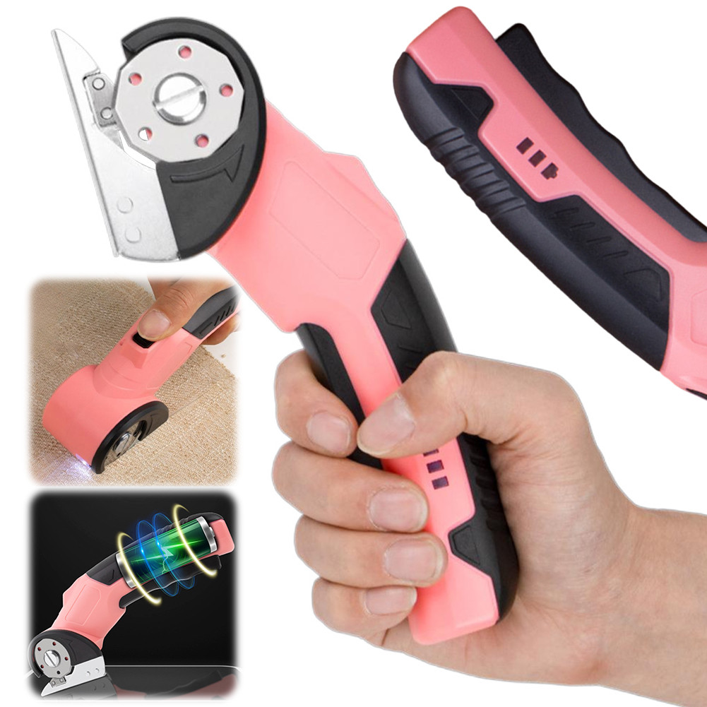 

Cordless Electric Scissors Cardboard Cutter Ergonomic Electric Rotary Cutter Multi-Cutting Power Tool for Leather Plastic Fabric