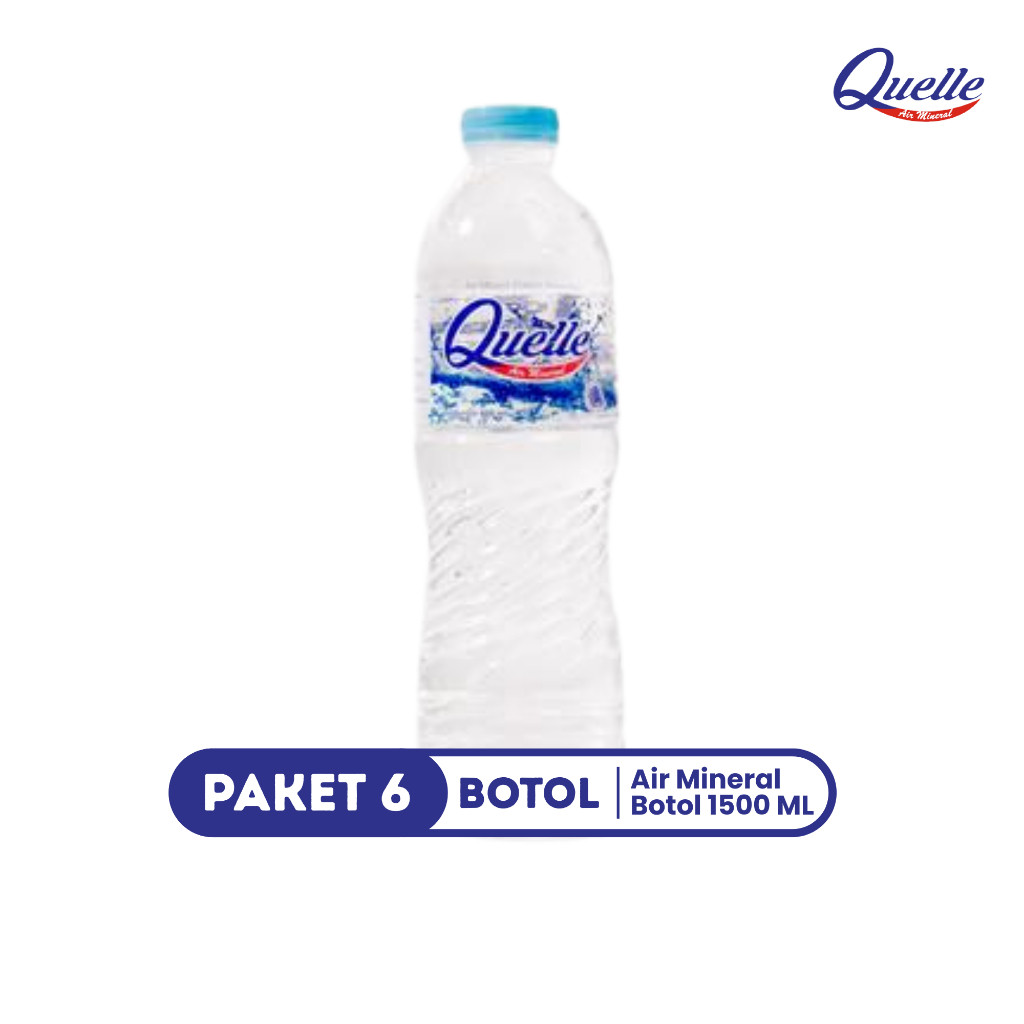 

Quelle Air Mineral Botol 1500 ML – Paket 6 Botol