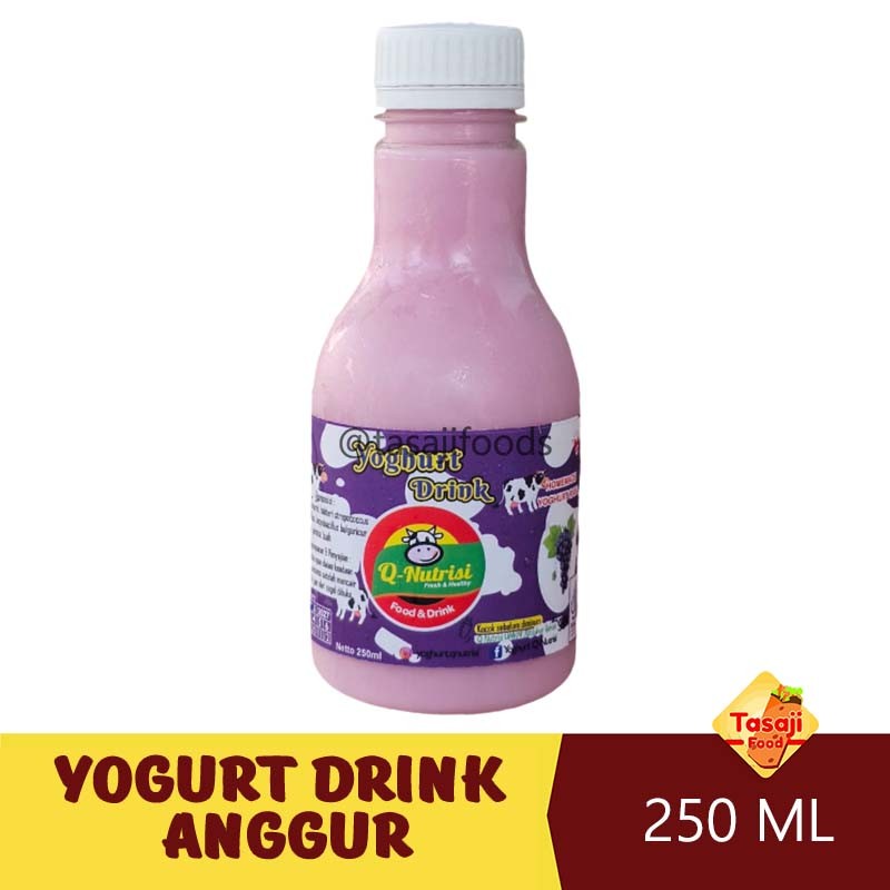 

Yogurt Drink Anggur 250 ML Q-Nutrisi Kulakan