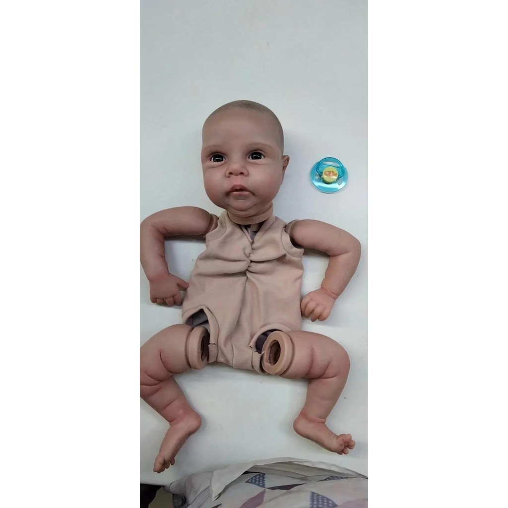 

20inch Painted Kit Miley Reborn Doll Parts Cute Baby 3D Painting with Visible Veins Included Cloth Body